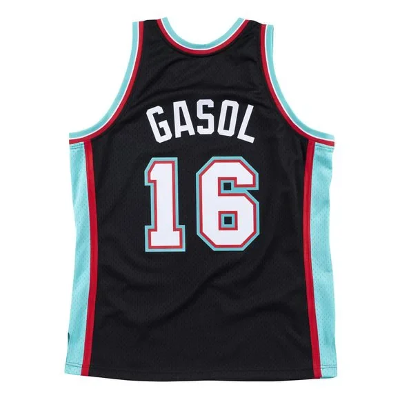 Mens Mitchell & Ness NBA Swingman Jersey Grizzlies 2001 Pau Gasol